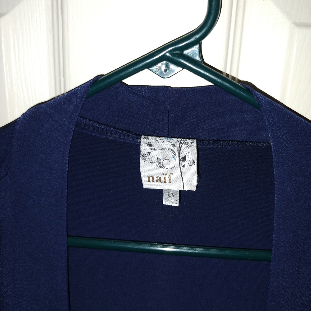 NAIF Women's Navy Blue Blouse